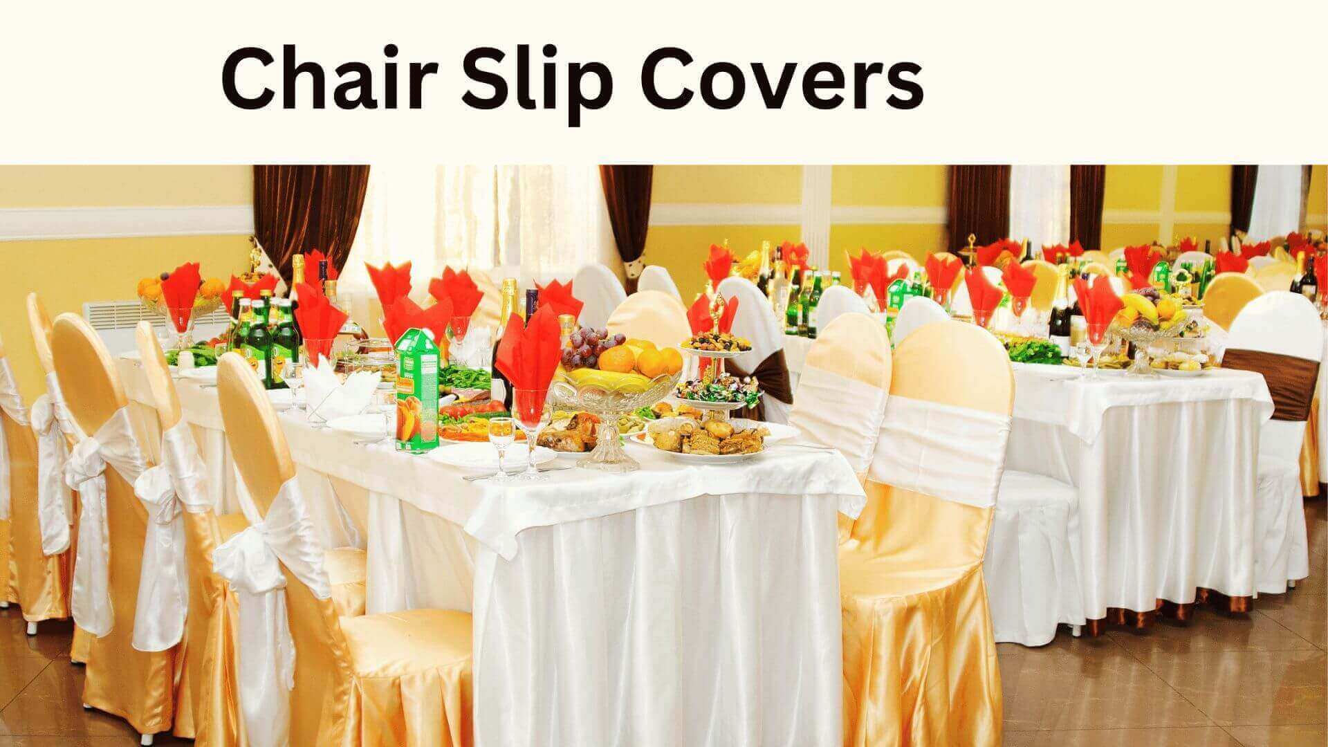 how to make chair slip covers