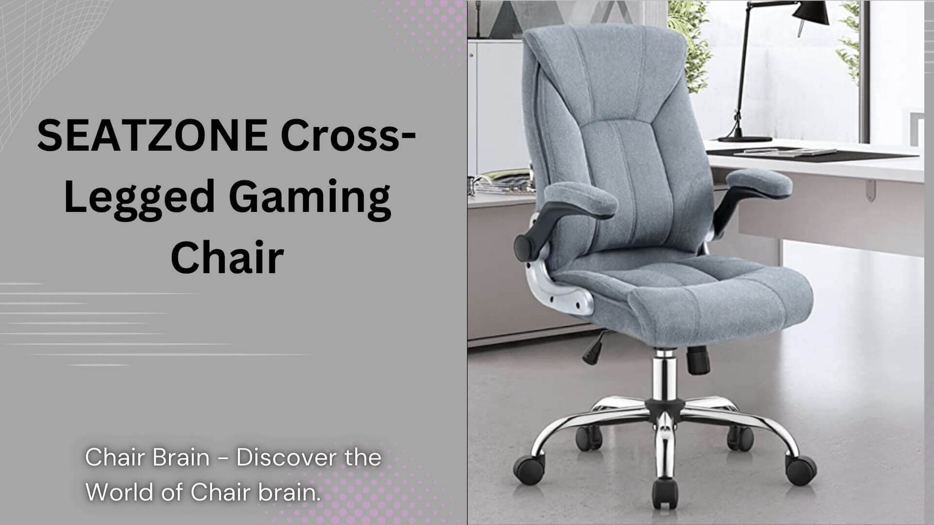 SEATZONE Cross-Legged Gaming Chair