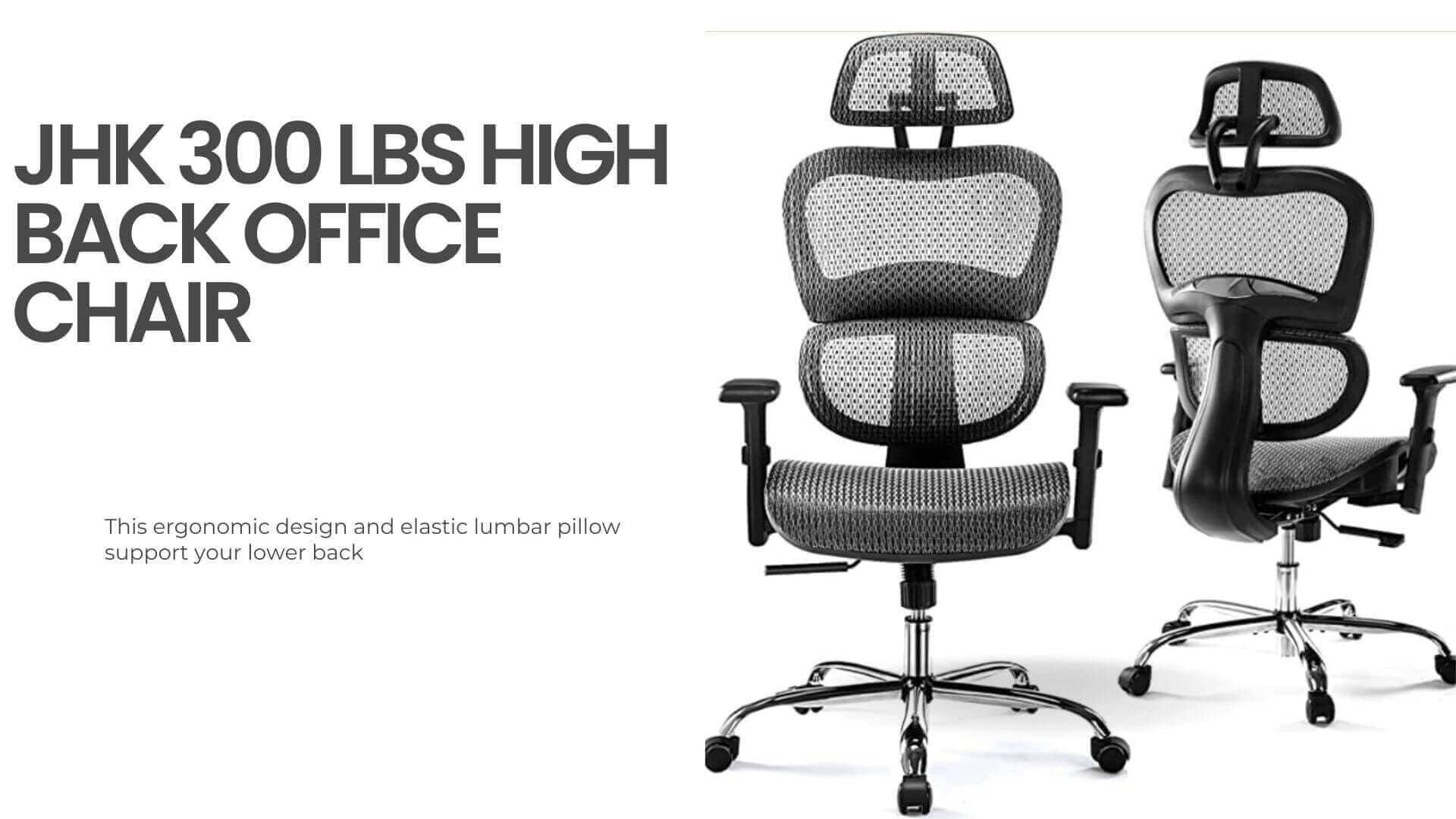 JHK 300 lbs High Back Office Chair