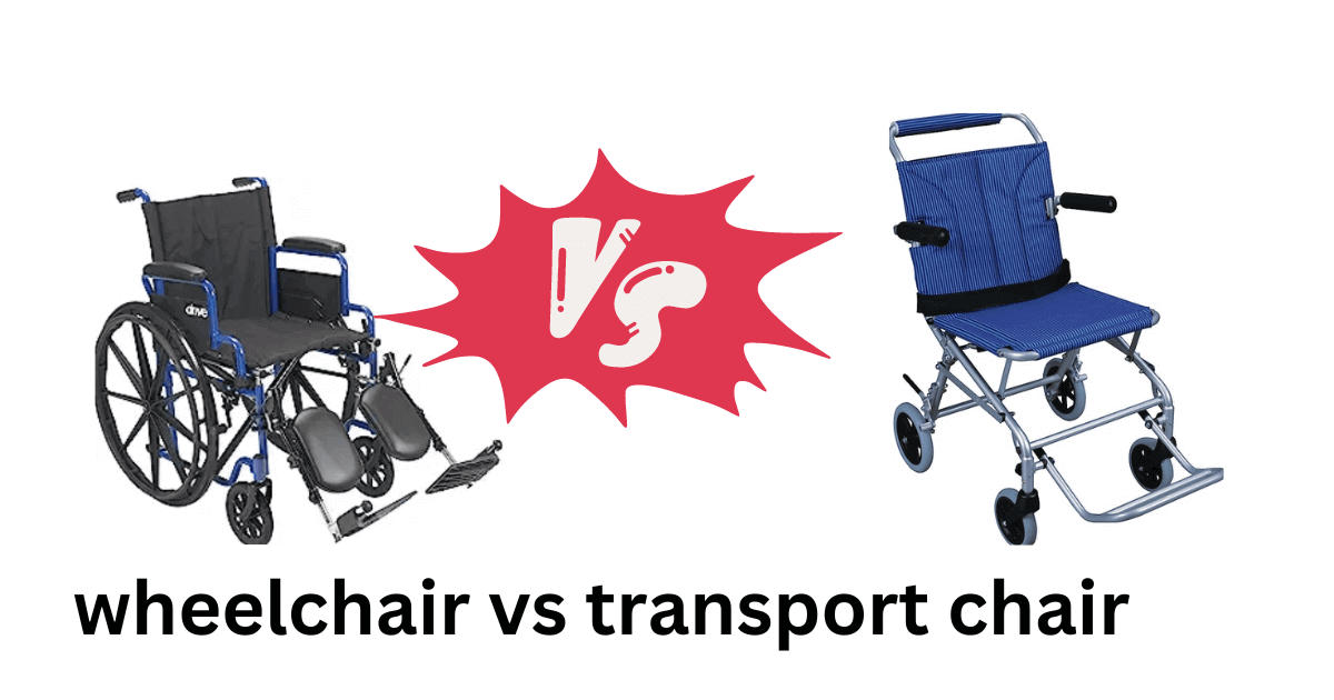 wheelchair vs transport chair